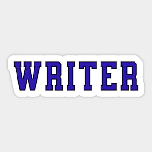 Writer University Text Sticker